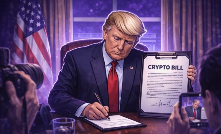 President Trump stated that Crypto Market Structure Bill Will Pass Soon